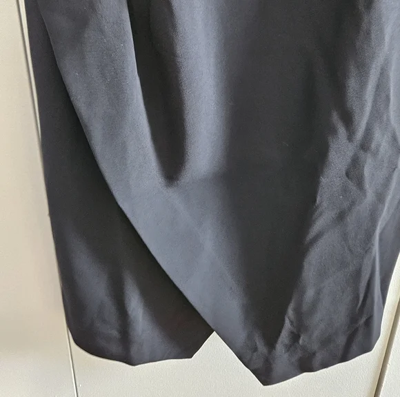 J.Crew 6P Black Shift Dress With Tulip Hem - Picture 3 of 8